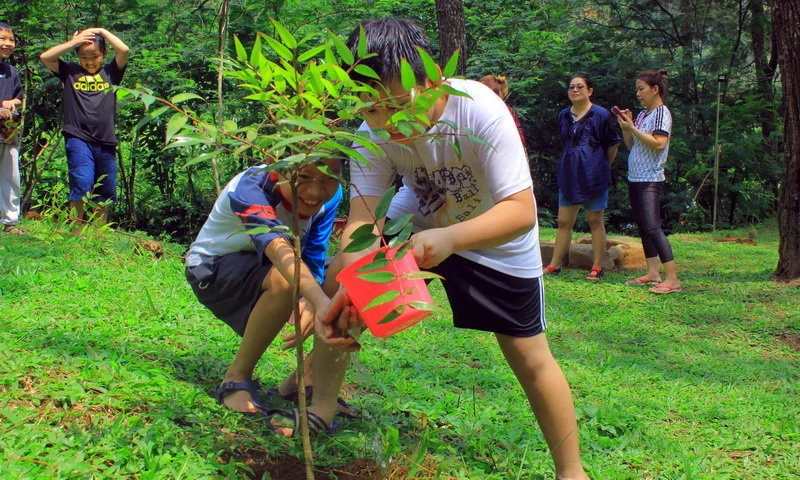 wisata camping keluarga di puncak
